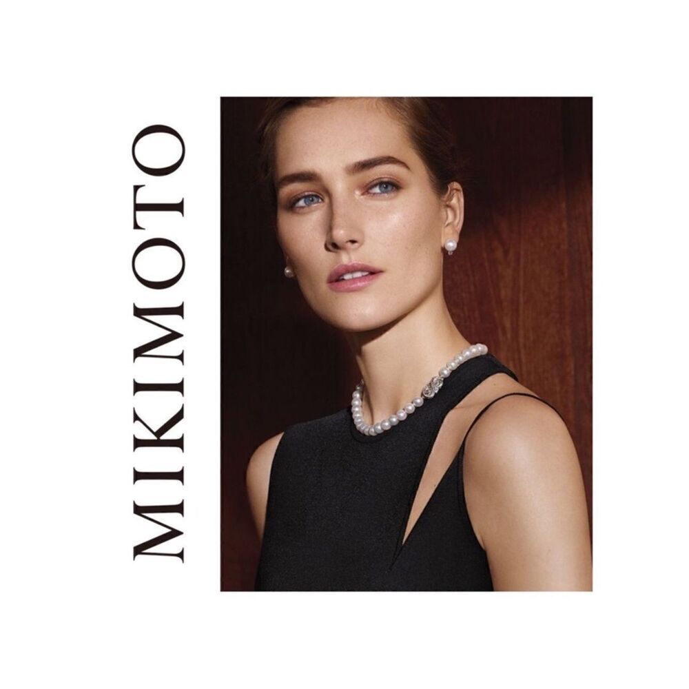 18" MIKIMOTO Akoya 5mm Pearl Necklace Sterling Silver Clasp